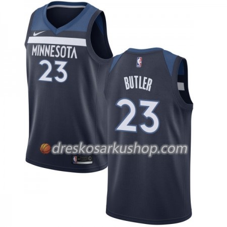 Muški NBA Dres Minnesota Timberwolves Jimmy Butler 23 Nike 2017-18 Navy Swingman